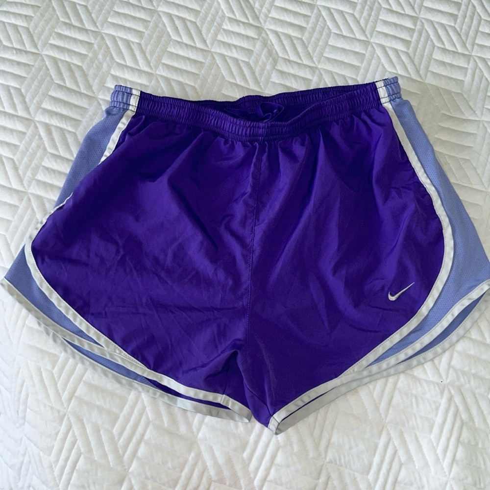 DRI-FIT Nike purple running shorts